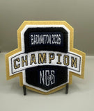 Badminton Champion Patch