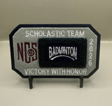 Badminton Scholastic Team Patch