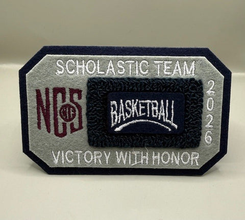 Basketball Scholastic Team Patch