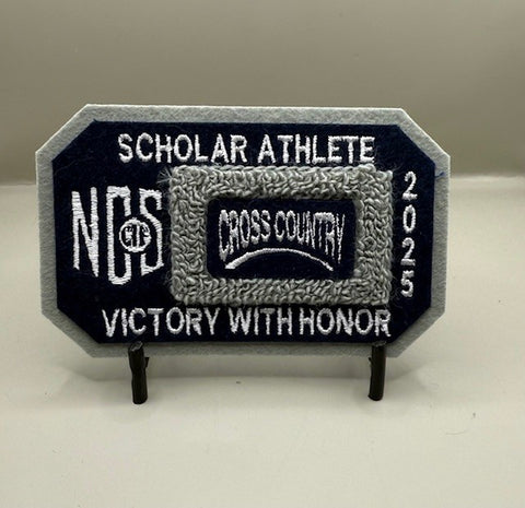 Cross Country Scholar Athlete Patch