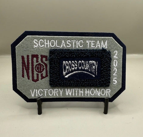 Cross Country Scholastic Team Patch