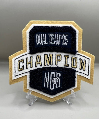 Dual Team Wrestling Champion Patch