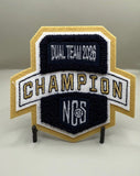 Dual Team Wrestling Champion Patch