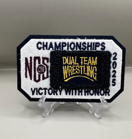 Dual Team Wrestling Championship Patch