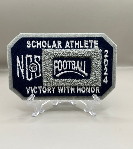 Football Scholar Athlete Patch