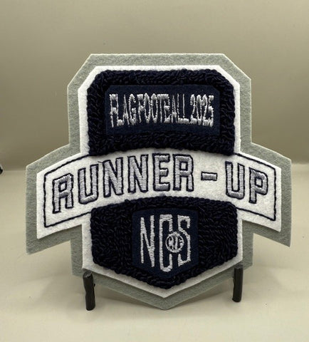 Girls Flag Football Runner-Up Patch