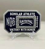 Girls Flag Football Scholar Athlete Patch