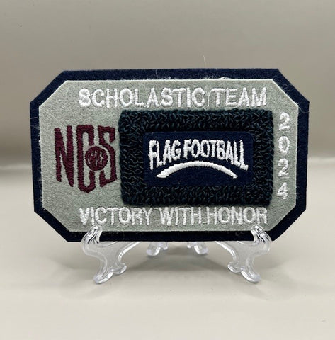 Girls Flag Football Scholastic Team Patch