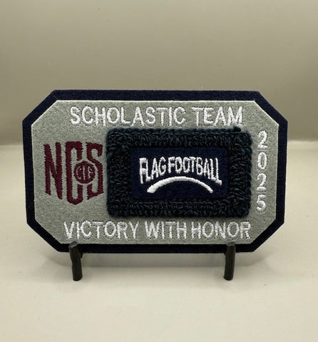 Football Scholastic Team Patch