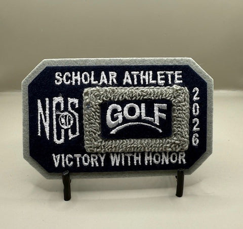 Golf Scholar Athlete Patch