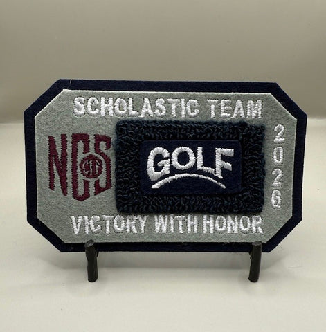 Golf Scholastic Team Patch