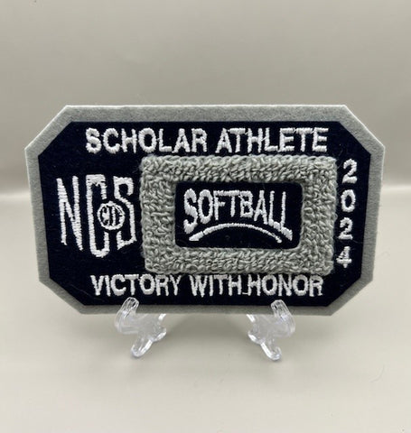 Softball Scholar Athlete Patch