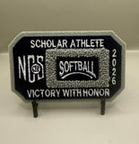 Softball Scholar Athlete Patch