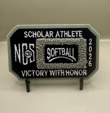 Softball Scholar Athlete Patch