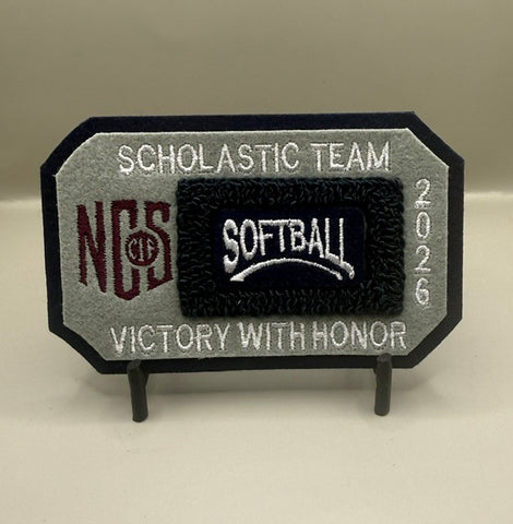 Softball Scholastic Team Patch