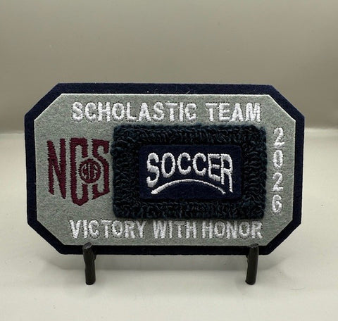 Soccer Scholastic Team Patch