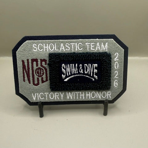 Swimming & Diving Scholastic Team Patch