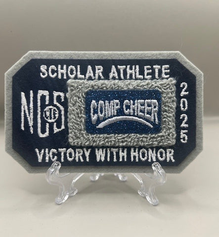 Competitive Cheer Scholar Athlete Patch