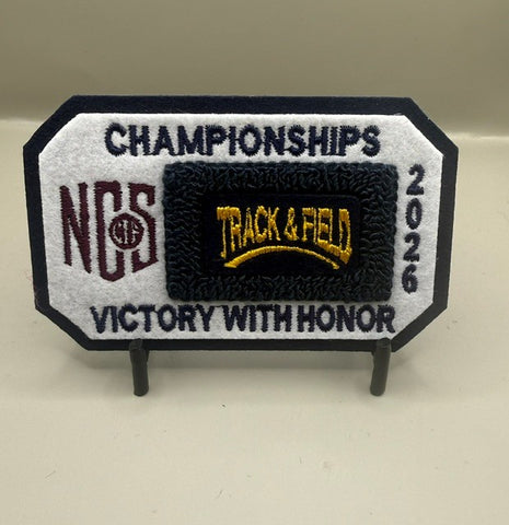 Track and Field Championship Patch