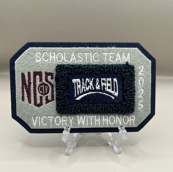 Track and Field Scholastic Team Patch – North Coast Section, CIF