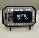 Volleyball Scholastic Team Patch