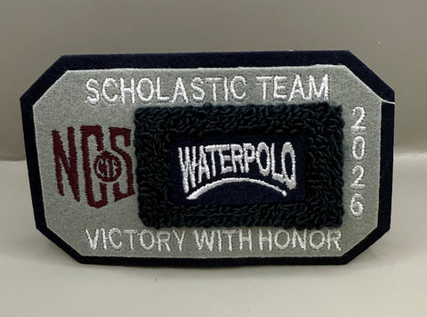 Water Polo Scholastic Team Patch