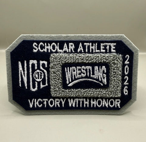 Wrestling Scholar Athlete Patch