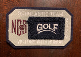 Golf Scholastic Team Patch