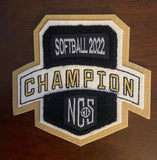Softball Champion Patch