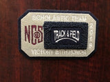Track and Field Scholastic Team Patch