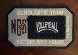 Volleyball Scholastic Team Patch