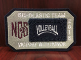 Volleyball Scholastic Team Patch